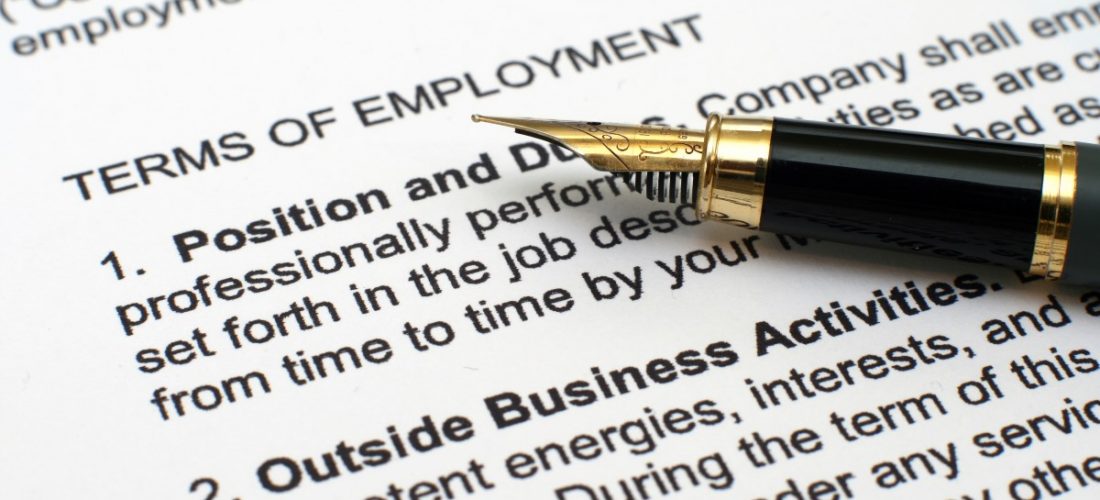 Employment contract non-compete clauses and redundancy